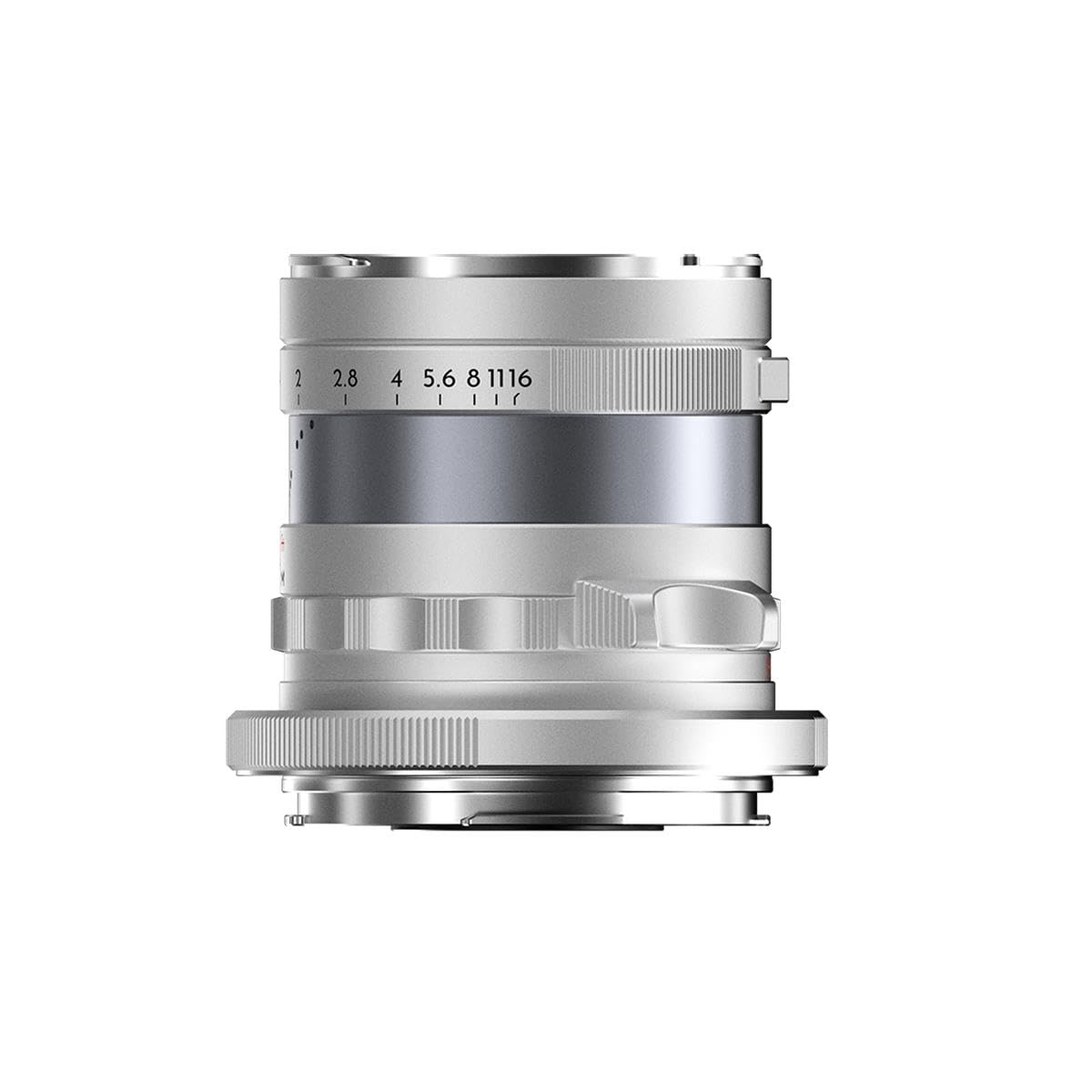 THYPOCH Lente de fotografía de Marco Completo Simera de 35 mm f1.4 para Canon RF Mount - Plata