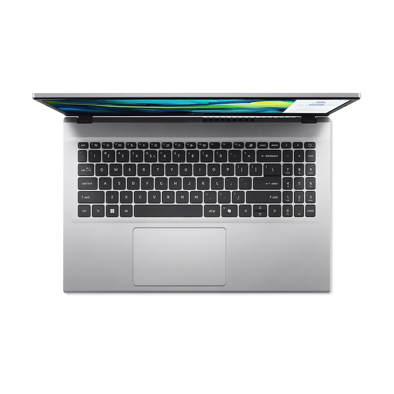 Acer Aspire Go 15 AG15-42P, Ordenador Portátil 15,6" Full HD (AMD Ryzen 5 5625U, 8 GB DDR4 RAM, 512 PCI Express SSD, AMD Radeon Graphics, Windows 11 Home) Plata, Teclado QWERTY Español