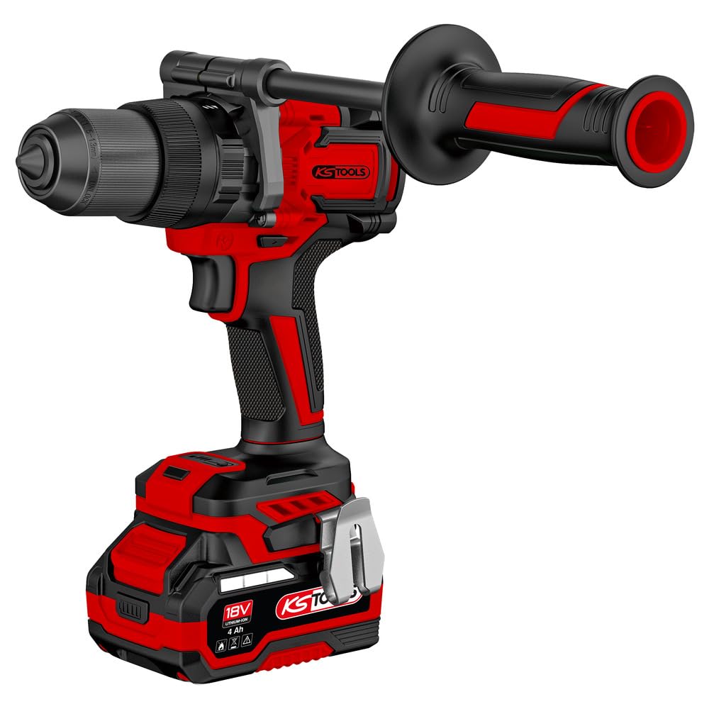 KS Tools 515.4730F - Taladro atornillador con batería (18 V, 1,6 kg, sin batería)