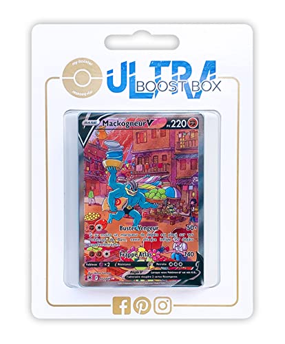 Mackogneur V (Machamp V) 172/189 Full Art Alternativo - Ultraboost X Epée et Bouclier 10 Astres Radieux - Box de 10 Cartas Pokémon Francés
