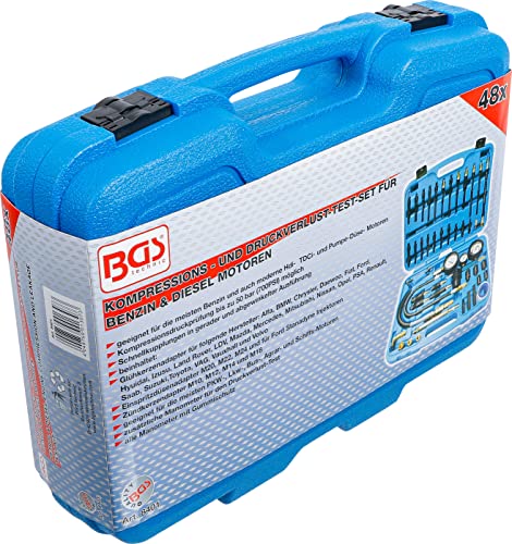 BGS 8401 | Test de compresión y prueba de fugas para motores de gasolina y diésel