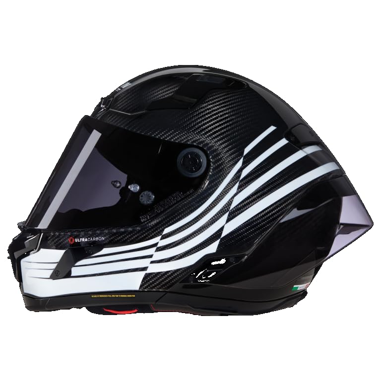 NOLAN Helmet X-804 RS ala 345 L, Carbono/Blanco/Negro