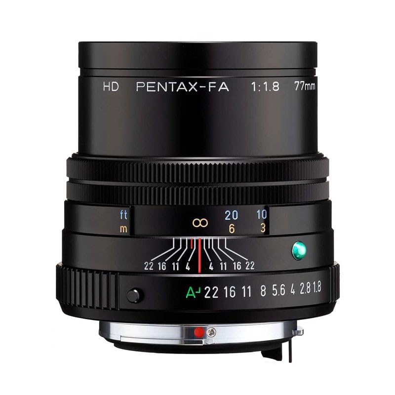 Pentax PENTAX-FA 77mmF1.9 Limited - Telebrantaje Ligero, por Ejemplo, para Retratos con Revestimiento HD, para el Sistema Pentax K con Sensor de 35 mm, 27880