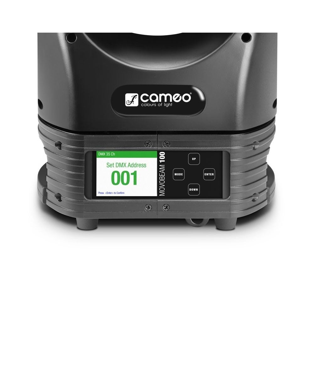 Cameo MOVO BEAM 100 - Cabeza móvil con giro sin fin y corona de LED