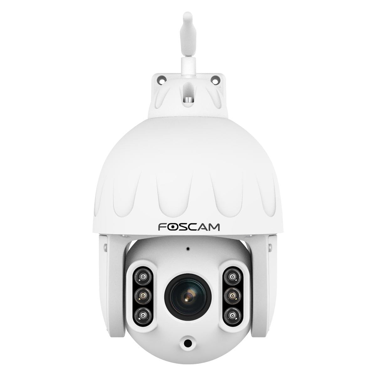 Foscam SD8P WLAN ?berwachungskamera Wei? 8MP (3840x2160), Dualband-WLAN, Schwenk- und Neigefunktion, 4x optischer Zoom (SD8P-W)