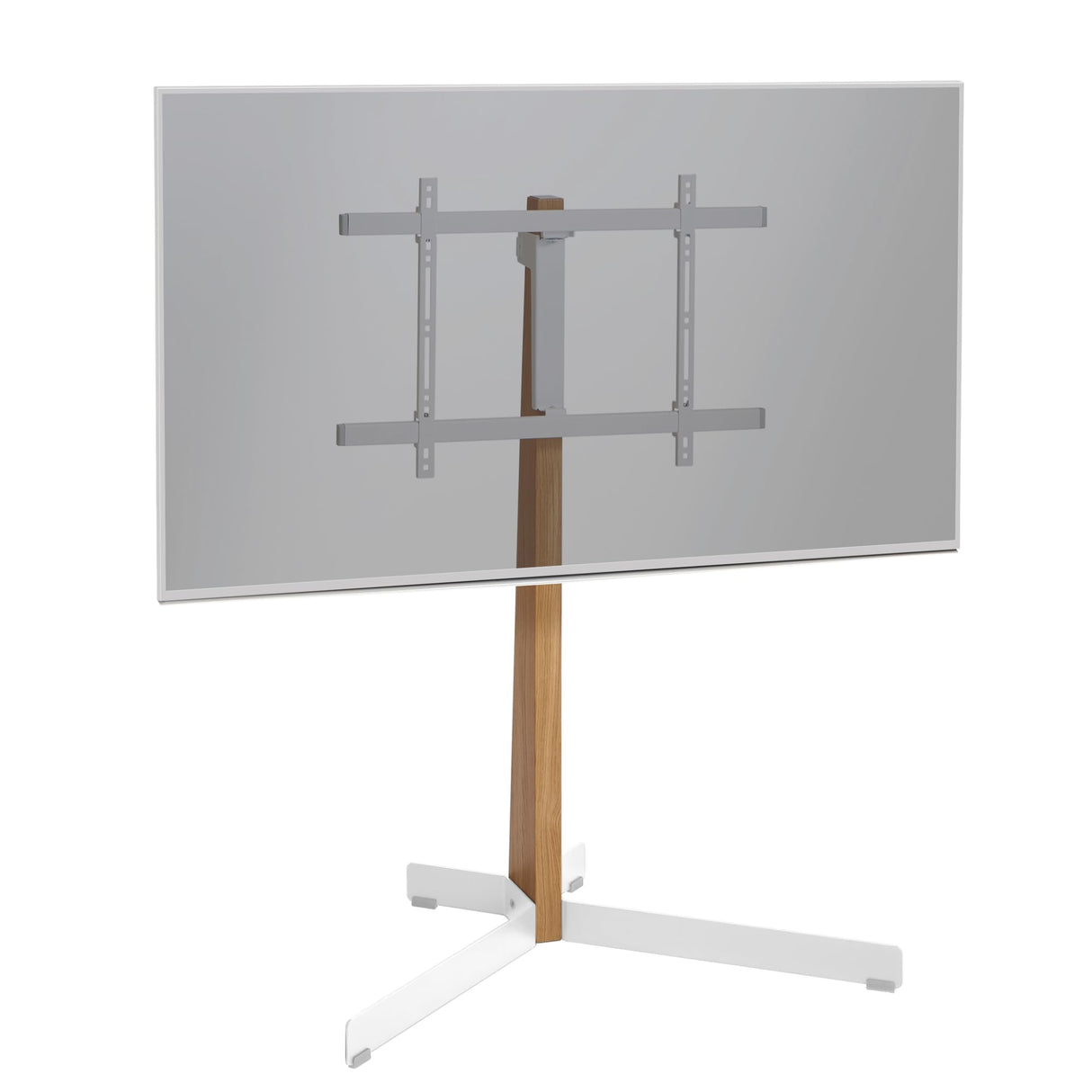 Vogel's TVS 3695 - Soporte para televisor de 40 a 77 Pulgadas, máx. 50 kg, Giratorio hasta 90°, VESA 600 x 400, Soporte de TV de Madera de Roble y Acero con certificación PEFC