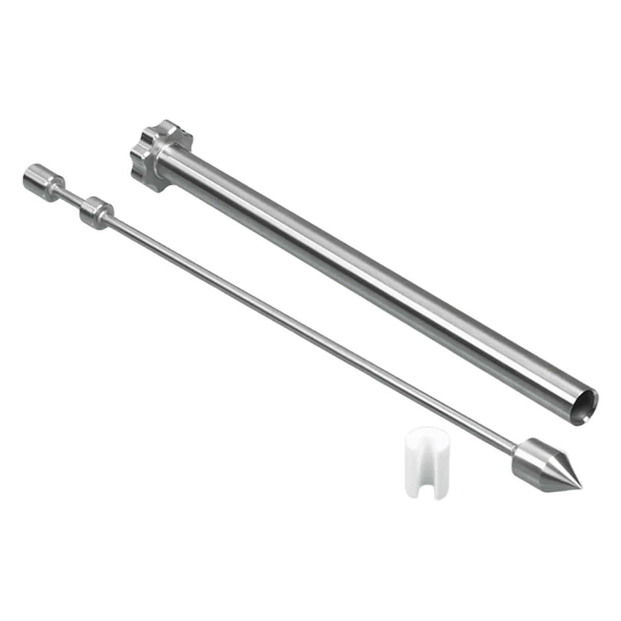 Bürkle Broca de acero inoxidable, 15 ml, diámetro de 15 mm, longitud de 200 mm