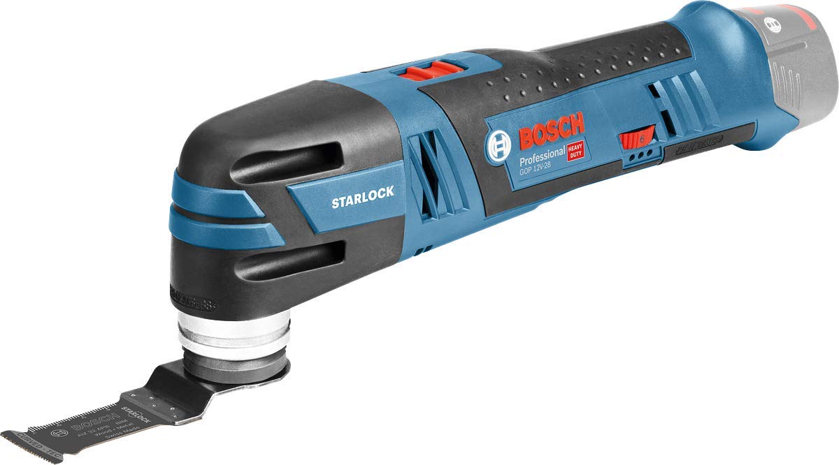 Bosch Professional 12V - atornillador GSR 12V-15 +sierra de calar GST12V-70 +sierra circular GKS 12V-26 +sierra sable GSA 12V-14 +multiherramienta GOP 12V-28 +linterna GLI12V-80 (3 baterías, XL-BOXX)