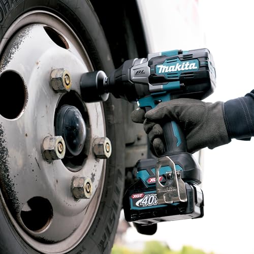 Makita XGT TW002GZ - Llave de impacto inalámbrica de 40 V, 1700 Nm, unidad de 1/2 pulgada, 1800 rpm