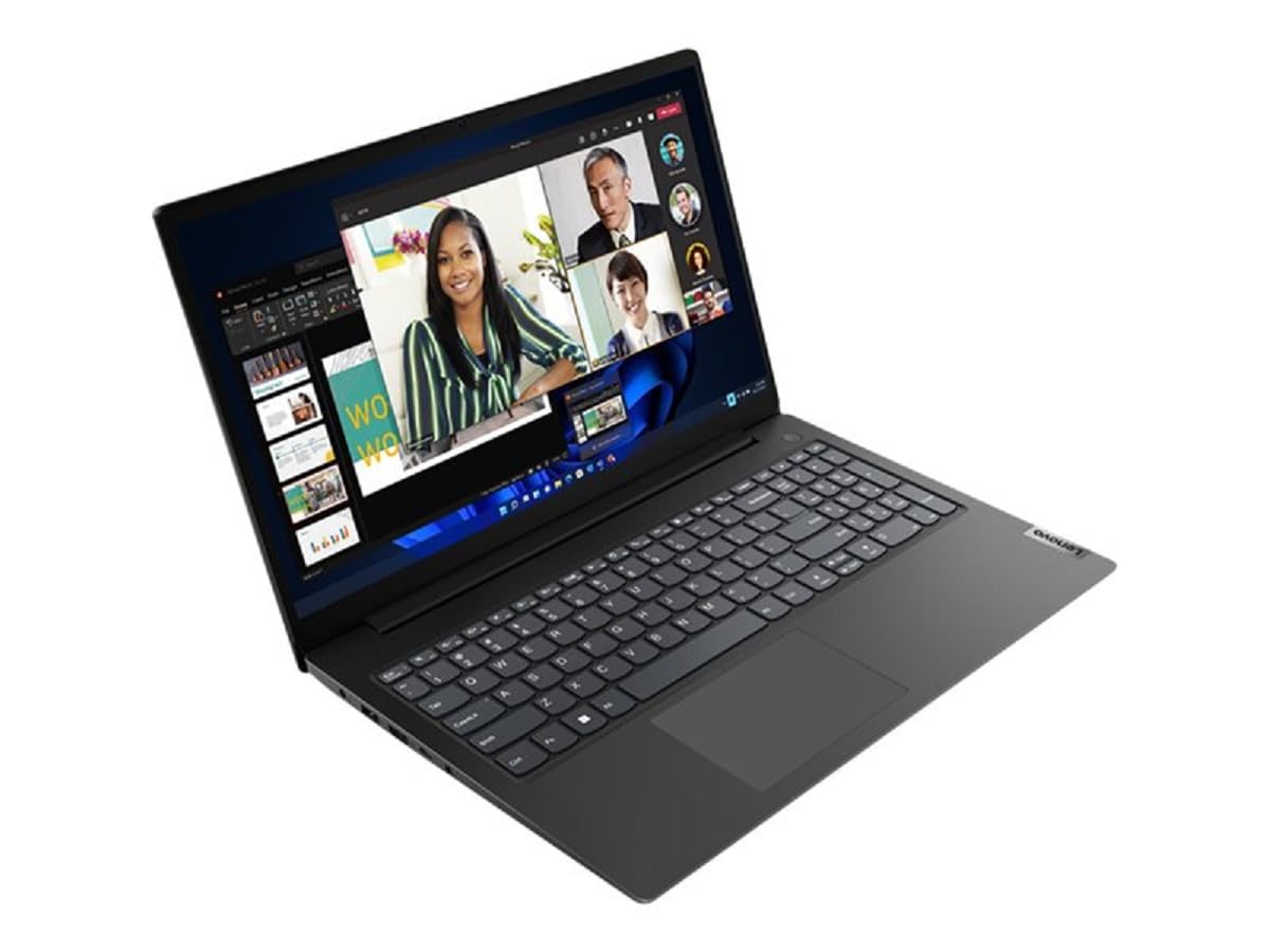 Lenovo V V15 Ordinateur Portable 39,6 cm (15.6") Full HD AMD Ryzen™ 5 7520U 8 Go LPDDR5-SDRAM 256 Go SSD Wi-Fi 5 Black