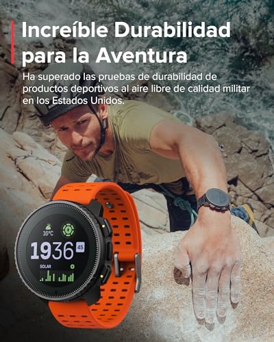 SUUNTO Vertical Reloj Deportivo - Smartwatch GPS, GPS de Doble Frecuencia, Mapas sin Conexión Gratuitos, Autonomía de hasta 50 Días, Carcasa Resistente Militarmente, Resistente al Agua hasta 100m