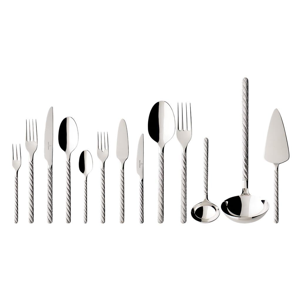 Villeroy & Boch Montauk Cubertería, Para hasta 12 personas, 113 piezas, acero inoxidable