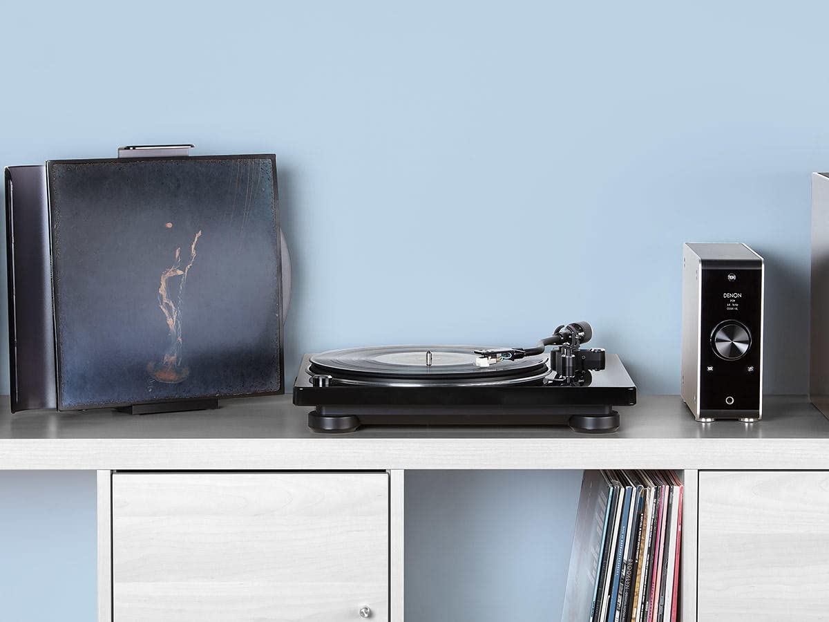 Denon DP-400 - Giradiscos, color negro