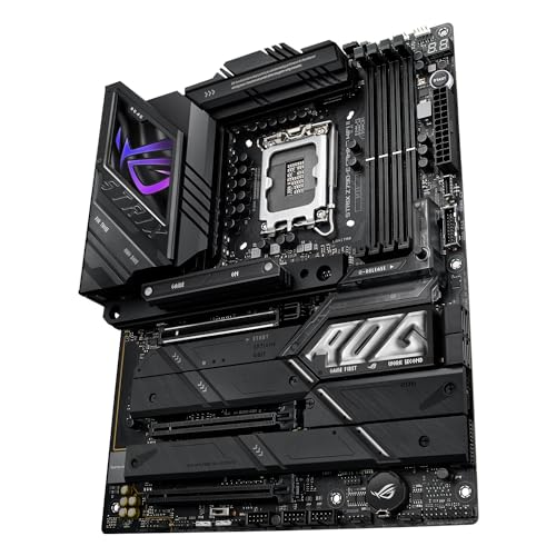 ASUS ROG Strix Z790-E Gaming WiFi II Intel Z790 Placa Base (LGA 1700 ATX, 18+1 etapas de Potencia, DDR5, 5 Ranuras M.2 con disipadores, PCIe 5.0, WiFi 7, USB 20Gbps y Aura Sync RGB)