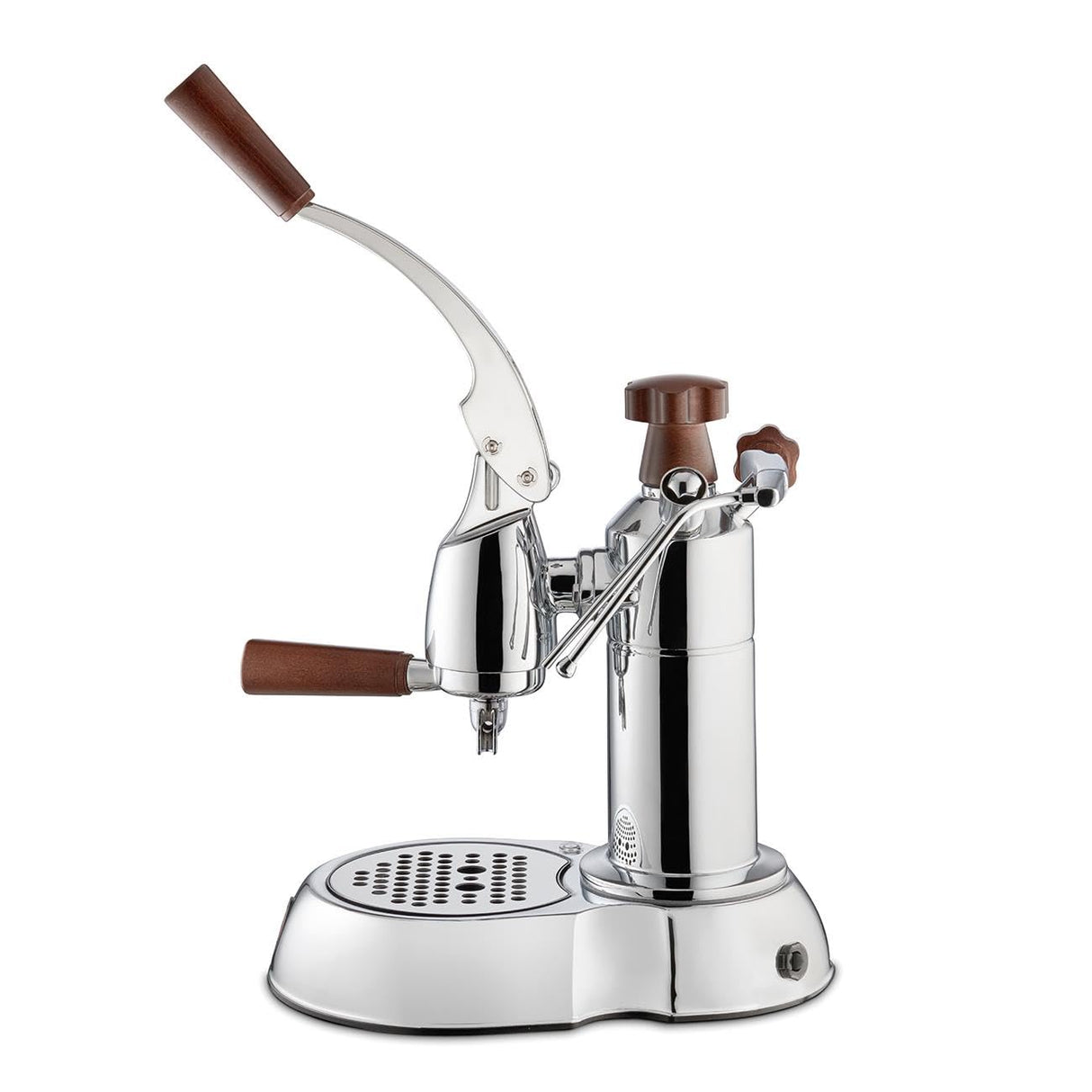 La Pavoni Lever Handle Coffee Maker with a Capacity of 0.8l from Smeg Stradivari Europiccola Lusso LPLSTH01EU, Steel