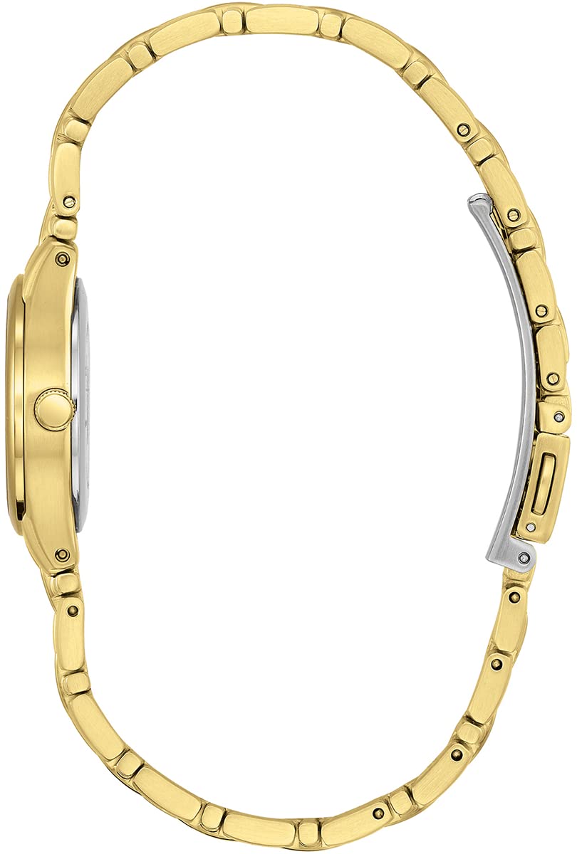 Citizen Reloj Analógico para Mujer de Cuarzo con Correa en Acero Inoxidable EW1262-55P