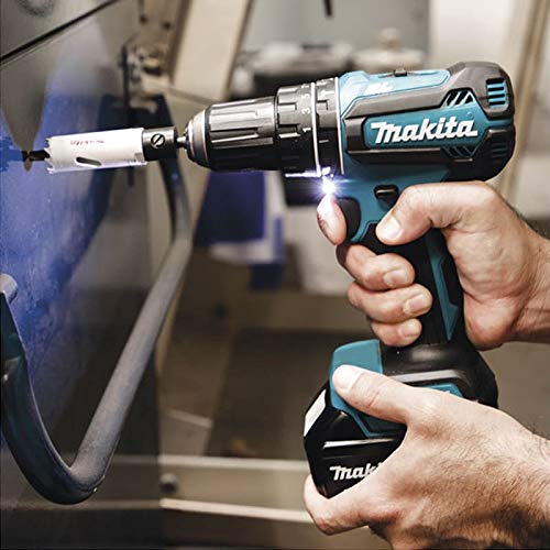 Makita DHP485RFJ-Atornillador de batería 18V 2x3.0AH, Azul, Size
