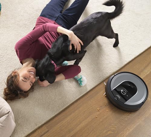 iRobot Roomba Combo i8 Robot Aspirador y Friegasuelos 2 en 1 Cepillos Goma antienredos Ideal Mascotas Mapeo avanzado y selección Zonas Navegación Inteligente Recarga y reanuda Control por Voz y App.