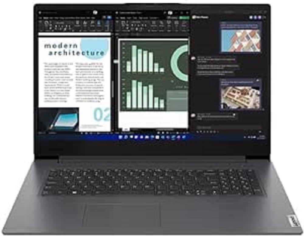 Lenovo V V17 Ordinateur Portable 43,9 cm (17.3") Full HD Intel Core™ i5 i5-1335U 16 Go DDR4-SDRAM 512 Go SSD Wi-Fi 6