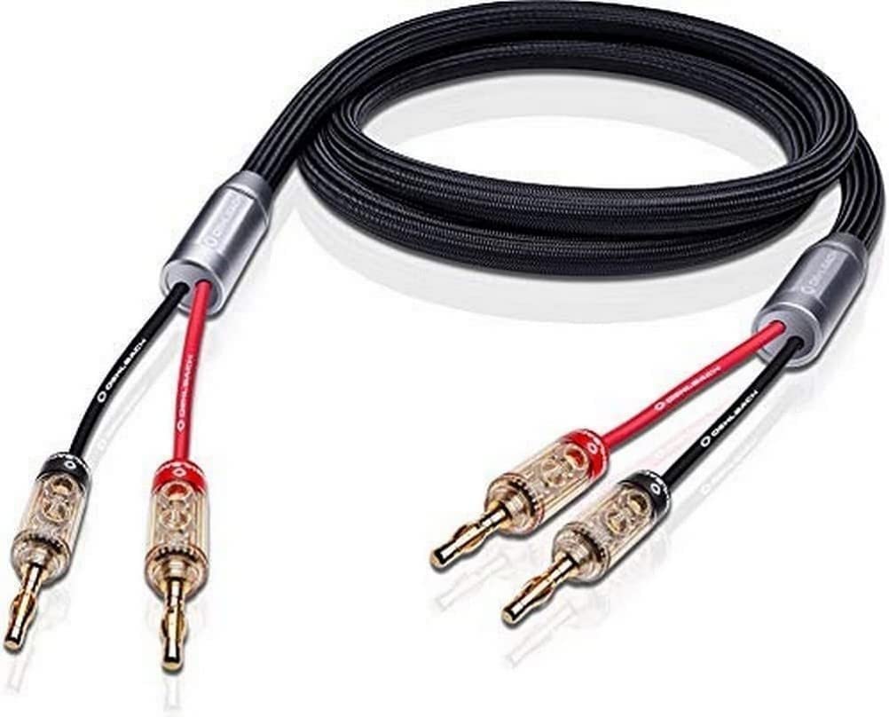 OEHLBACH XXL Fusion Two B - Cable de Altavoz blindado de Alta Gama con Conector Banana, Fabricado en Alemania - 2 x 3,5 m