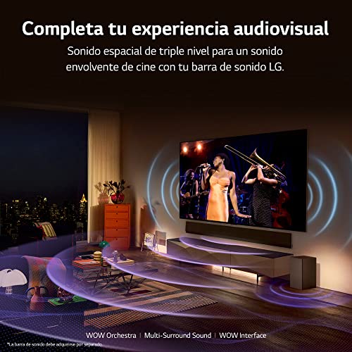 LG OLED48C34LA 48", 4K OLED EVO, Smart TV, webOS23, Procesador Máxima Potencia, Dolby Vision, Dolby Atmos, Gaming, Alexa/Google Assistant