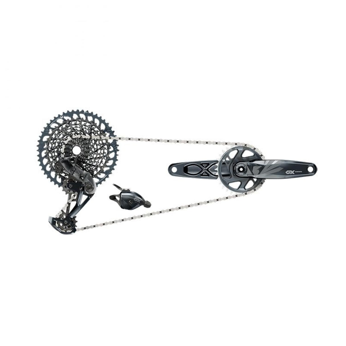 SRAM Grupo Gx Eagle Dub Dm 175Mm 32D Gris Lunar