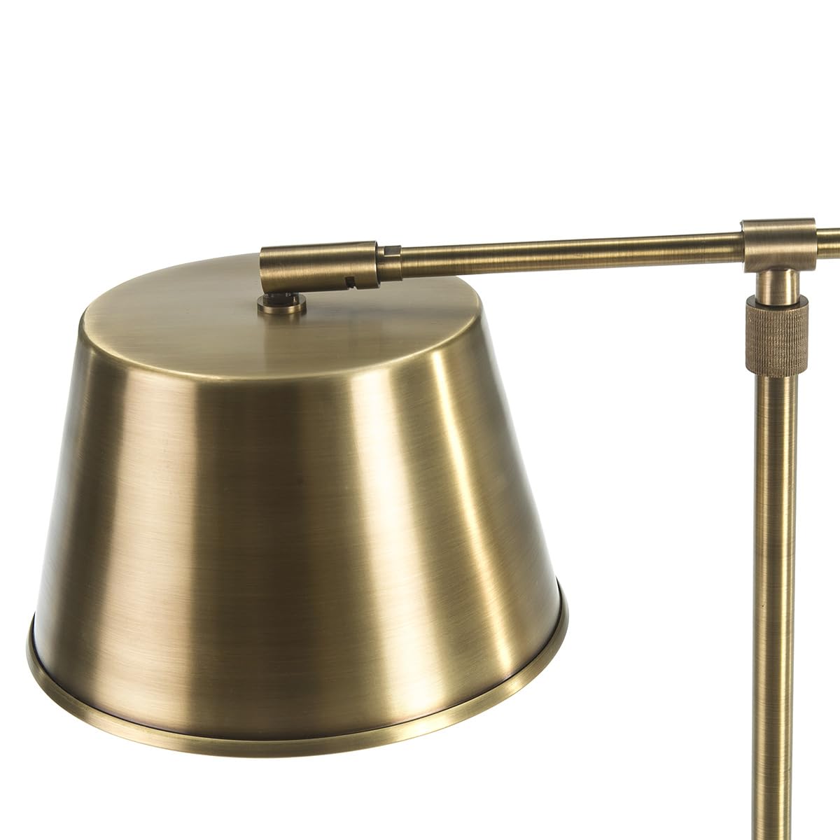 LAMPARA DE PIE 42X23X149 METAL DORADO