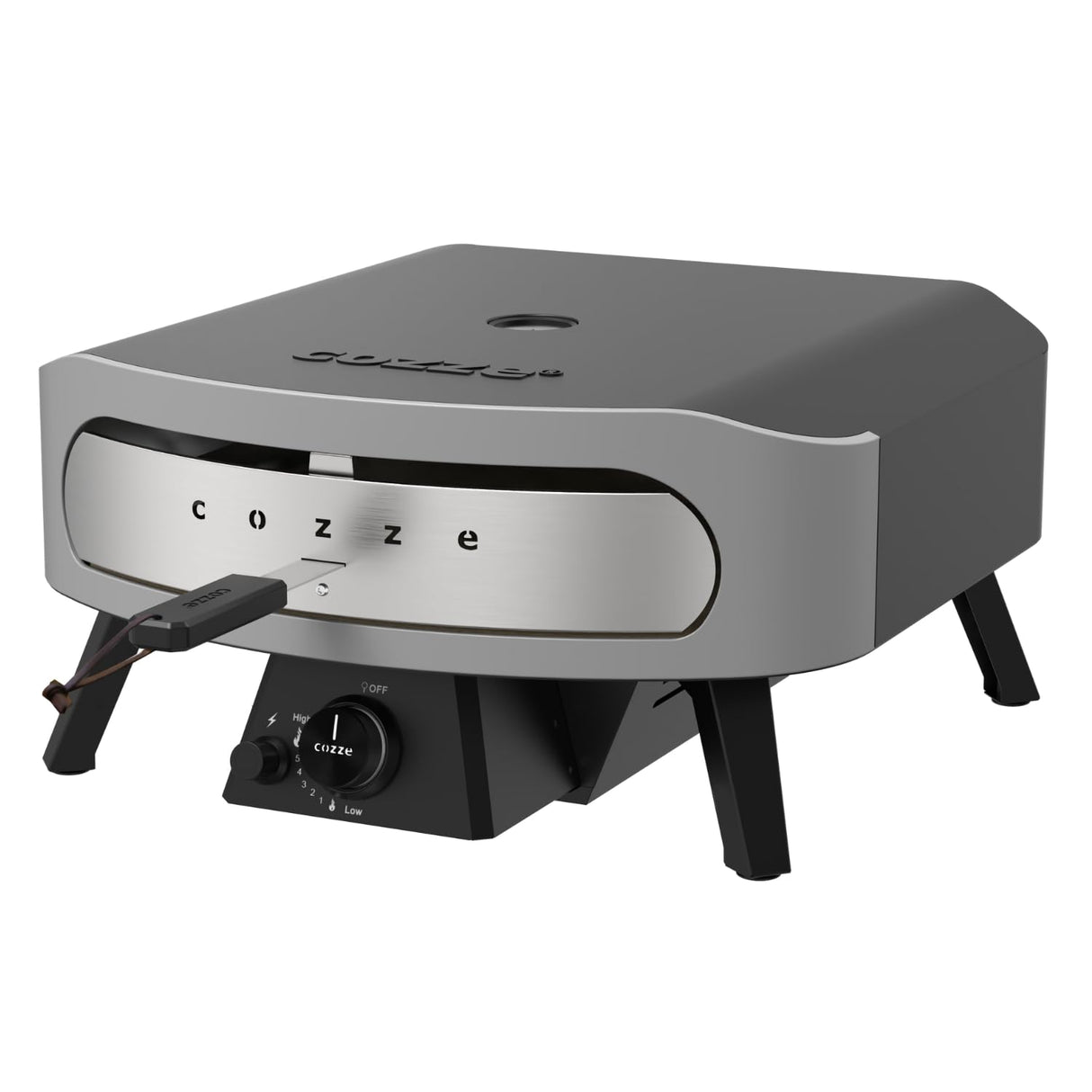 Cozze® Horno para pizza de gas 17" CLASSIC – 30 mbar, gran capacidad, potente y rápido, con piedra de cordierita, encendido automático