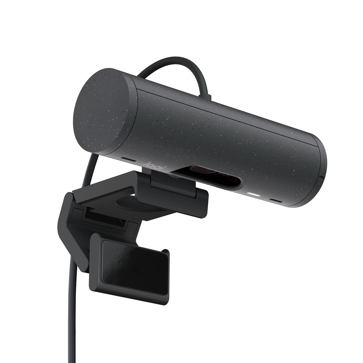 Logitech Brio 505, cámara Web Full HD con corrección de iluminación automática, Encuadre automático, 2 micrófonos con reducción de Ruido, Tapa de privacidad - Msft Teams, Google Meet, Zoom - Gris