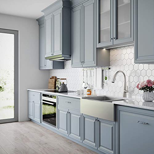 Kraus KHF203-36 36 inch Farmhouse Apron 60/40 Double Bowl 16 gauge Stainless Steel Kitchen Sink