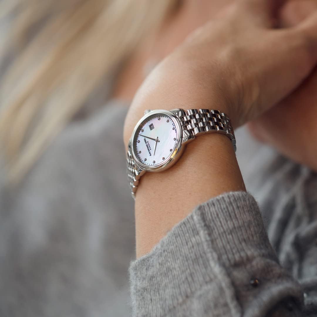 Raymond Weil Reloj Analógico para Mujer'S de Cuarzo Suizo con Correa en Acero Inoxidable 5985-SPS-97081