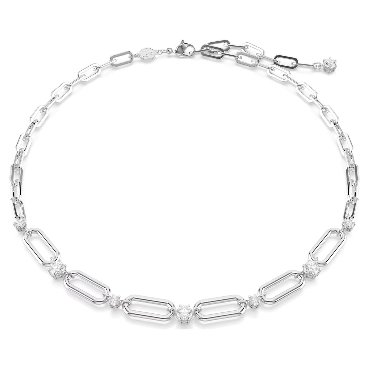 Swarovski Collar Constella, Blanco, Baño de rodio