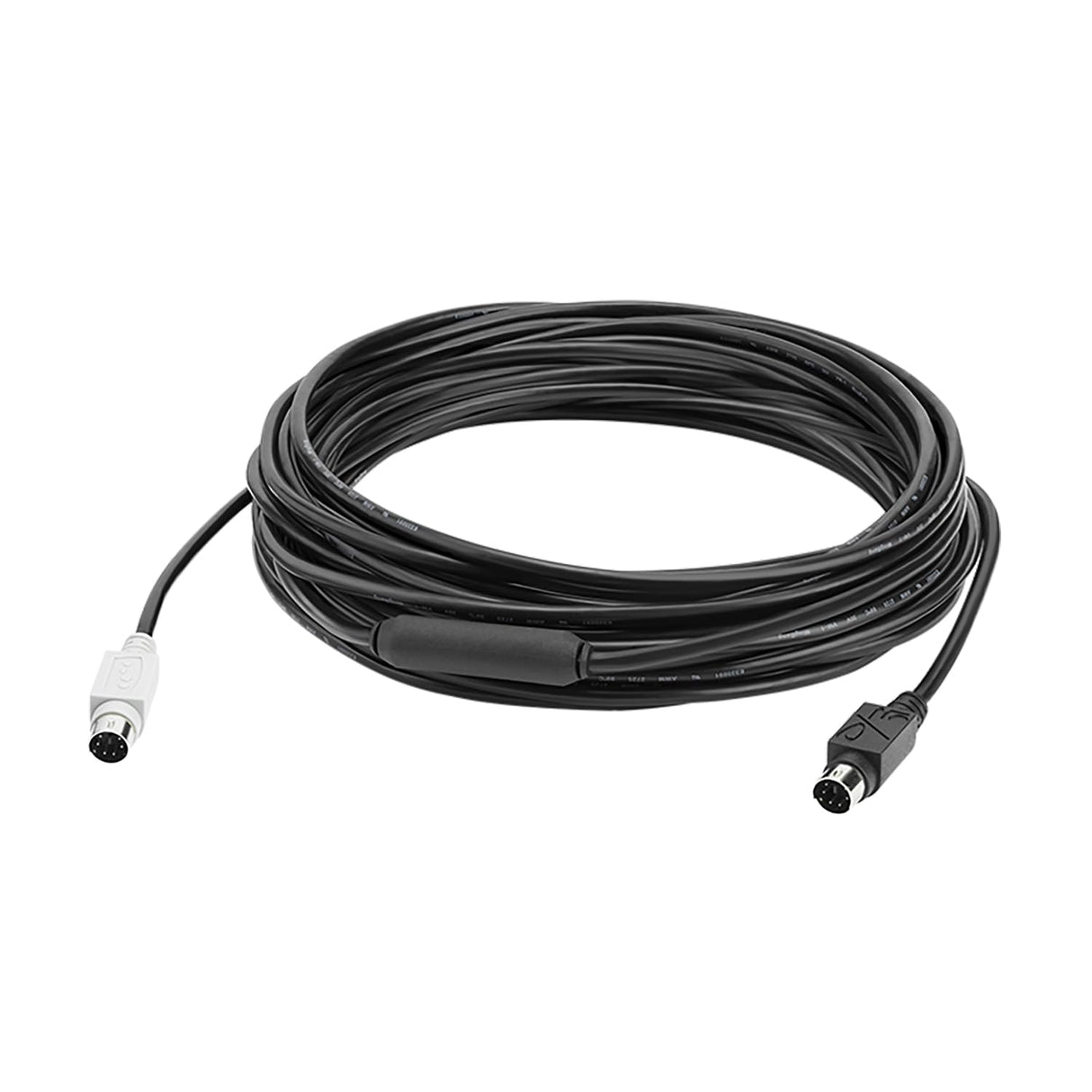 Logitech Group, Cable de Extensión de 10m para el Sistema de Webcam para Videoconferencia Group, Mini-DIN-6, Portátil/PC/Mac, Negro