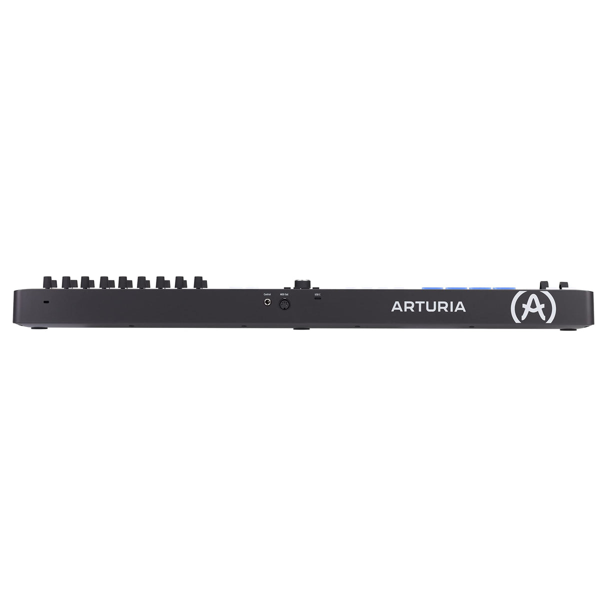 Arturia - KeyLab Essential 49 mk3 - Controlador MIDI de Teclado para Producción Musical - 49 Teclas, 9 Codificadores, 9 Faders, 1 Rueda de Modulación, 1 Rueda Pitch Bend, 8 Pads - Negro