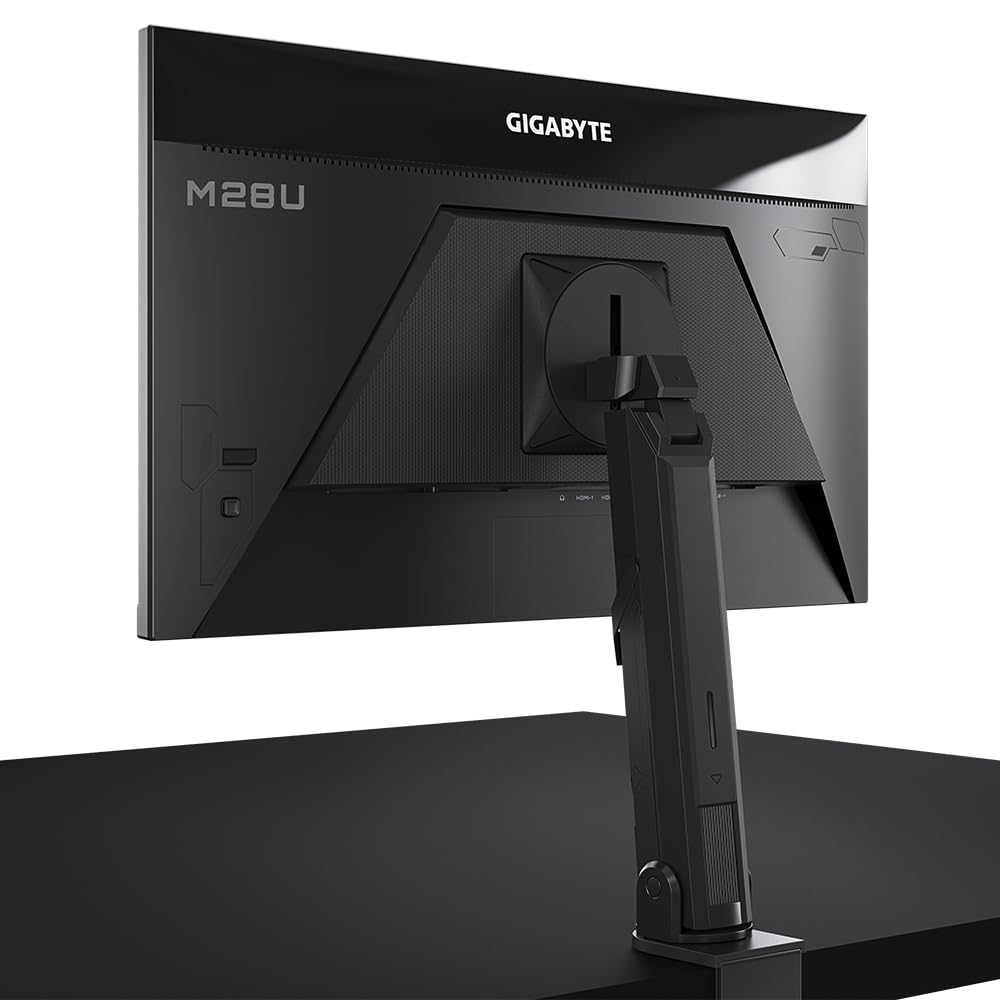 GIGABYTE M28U 28" Monitor de Juego 4K UHD Edición Brazo - 3840 x 2160, 144Hz, 1ms, 250 cd/m², FreeSync Premium Pro, Display HDR400, HDMI 2.1, Displayport 1.4