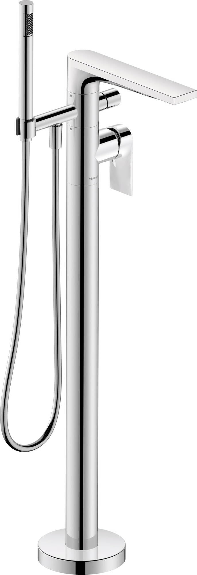 Duravit TU5250000010 Mezclador de bañera de pie, Cromo