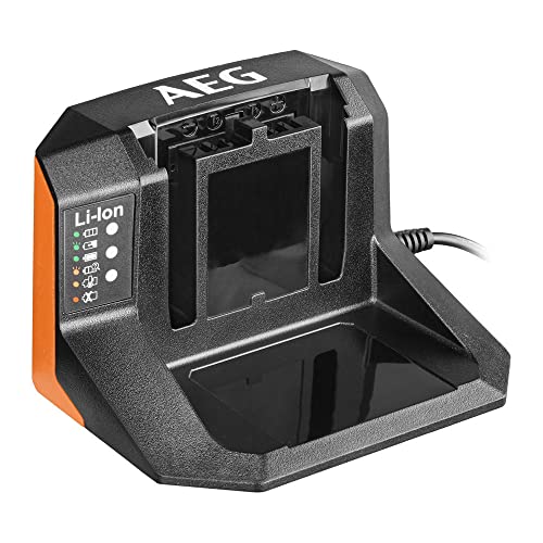 AEG SETLL1840S - Pack de 2 baterías de 4 Ah 18 voltios (PRO18 V) y Cargador de Sonido en su Bolsa de Almacenamiento
