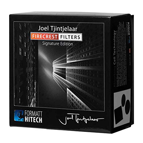 Formatt Hitech Joel Tjintjelaar Signature Edtion, filtros ND de Larga exposición, Incluye Juntas, Bolsas de Filtro, folleto de Larga exposición y Tabla de conversión de exposición