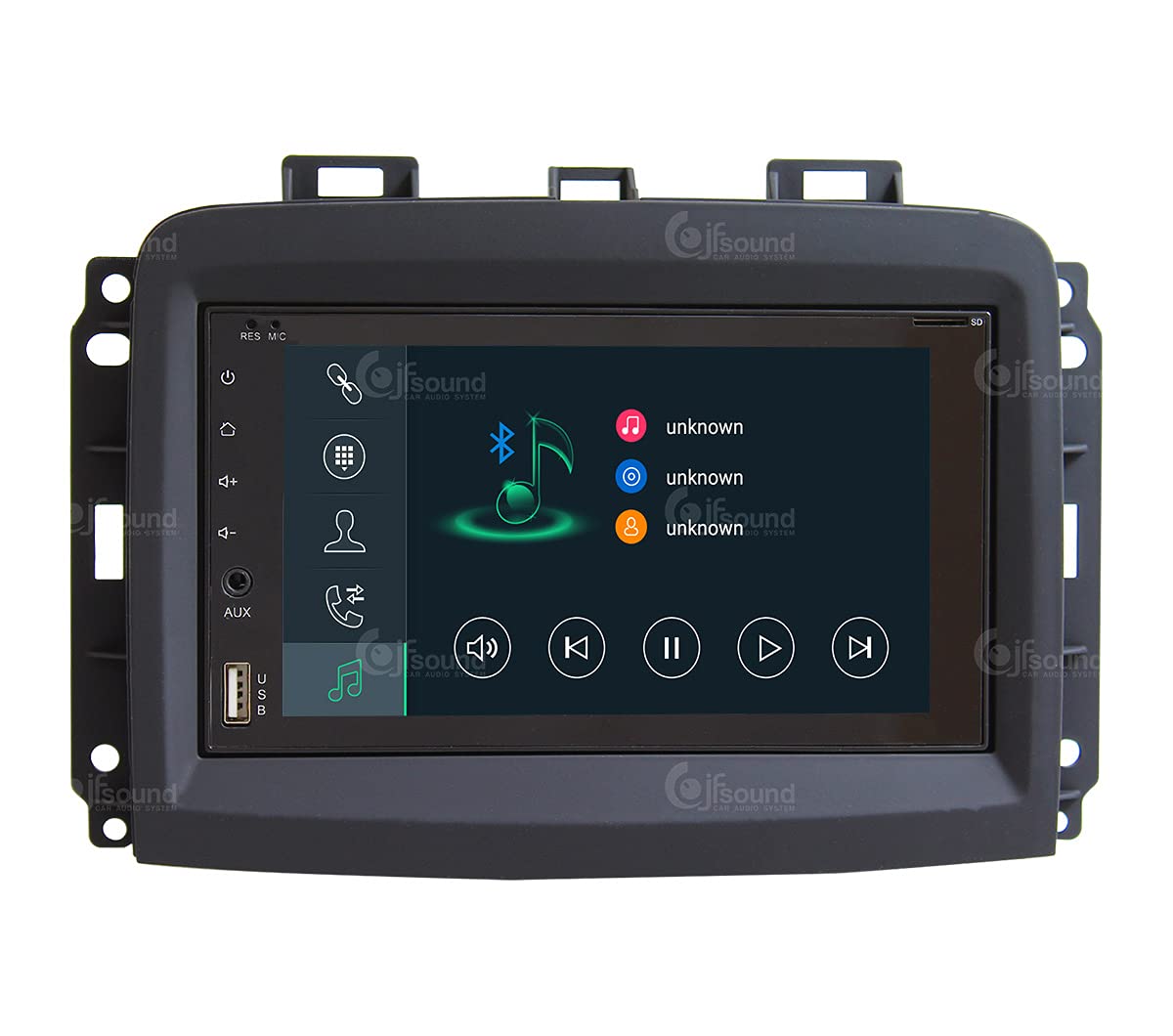 Autorradio de Ajuste Personalizado para Fiat 500L Restyling Android GPS Bluetooth WiFi Dab USB Pantalla táctil Full HD 6,2" procesador de 8 núcleos y comandos de Voz