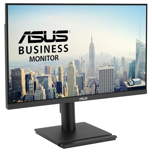 ASUS VA249QGS Monitor Profesional de 24 Pulgadas, IPS, Full HD, sin Marco, 120Hz, Adaptive-Sync, MPRT de 1ms, HDMI, DisplayPort, VGA, luz Azul Baja, antiparpadeo, diseño ergonómico, Montaje en Pared