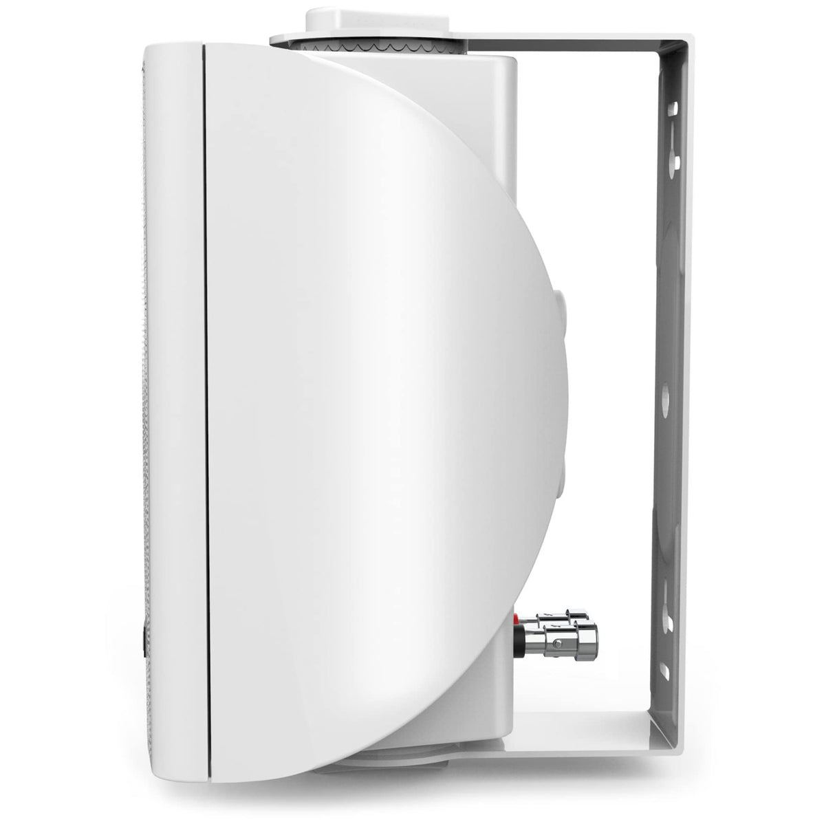 Audibax Elipse 4 Altavoces HiFi Estantería - Pared 2 Vías con Soportes de Pared. Blancos Pareja