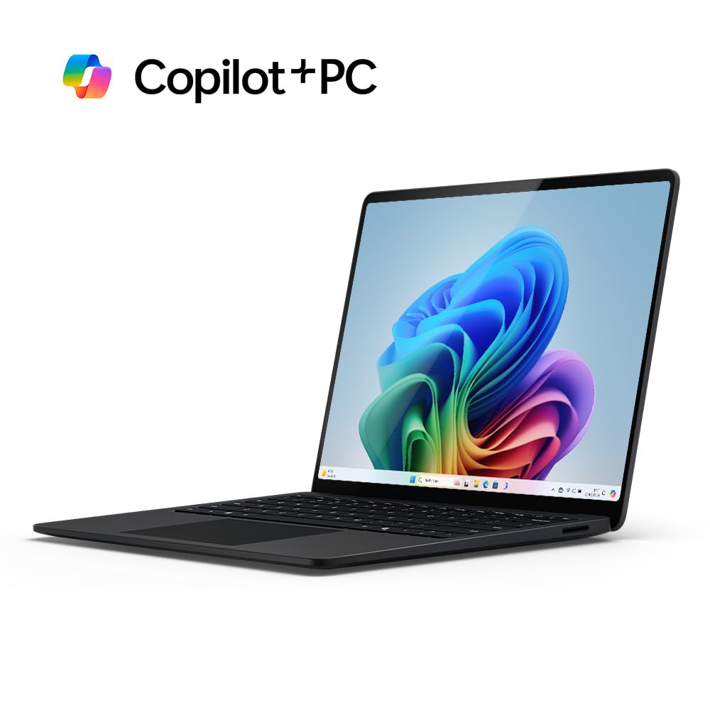 Microsoft Surface Laptop | Copilot+ PC | Pantalla táctil 15”| Snapdragon X Elite | 16GB RAM | 1TB SSD | Último Modelo, 7a edición | Windows 11 Home | Negro