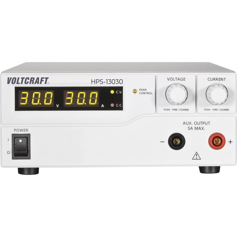 VOLTCRAFT - Fuente de alimentación de Laboratorio Ajustable (1-30 V/CC, 0-30 A, 900 W, HPS-13030)