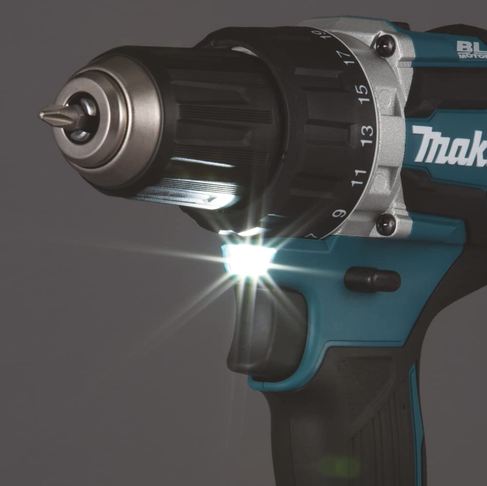Makita DDF484RTJ Taladro, 450 W, 18 V, Negro, One size