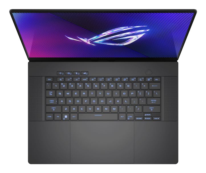ASUS ROG Zephyrus G16 OLED GU605MV-QR047 - Portátil Gaming de 16" WQXGA 240Hz (Intel Core Ultra 9 185H, 32GB RAM, 1TB SSD, NVIDIA RTX 4060 8GB, Sin OS) Gris Eclipse - Teclado QWERTY español