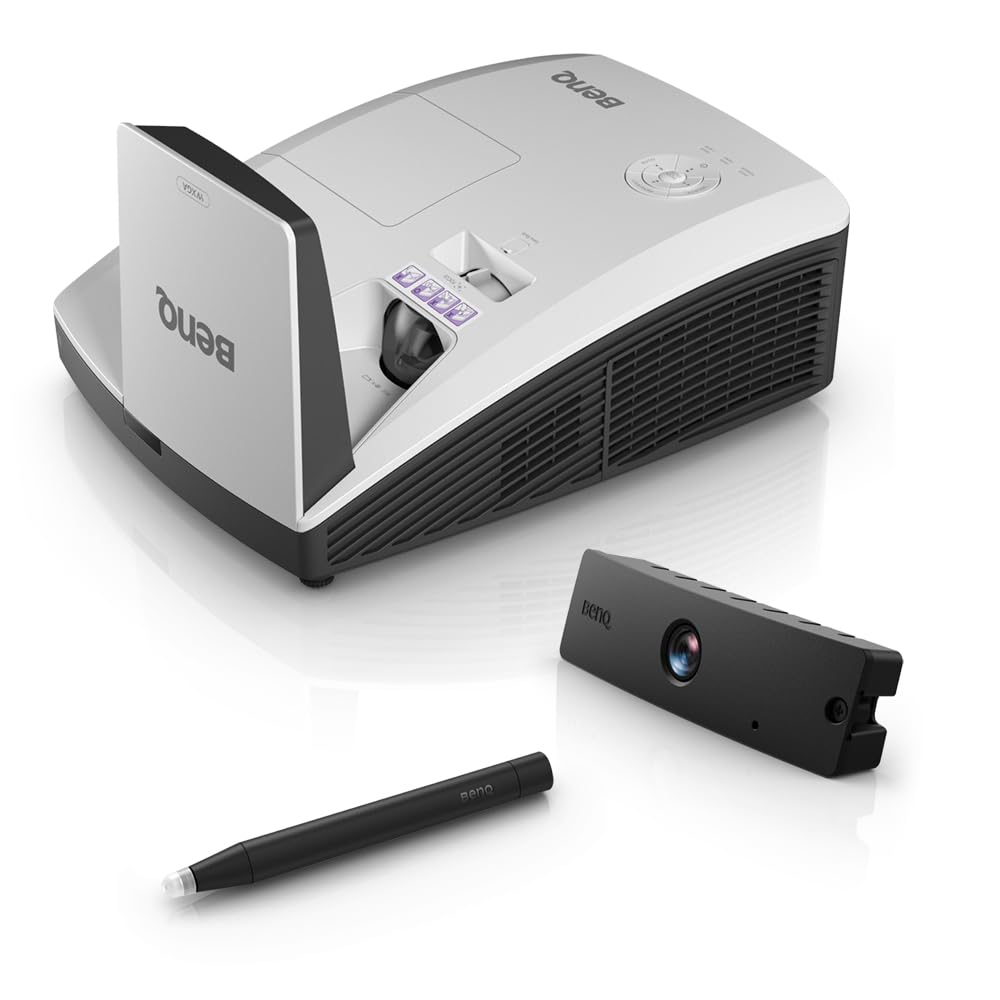 Benq MW855UST+ video - Proyector (3500 lúmenes ANSI, DLP, WXGA (1280x800), 10000:1, 16:10, 2032 - 2540 mm (80 - 100"))