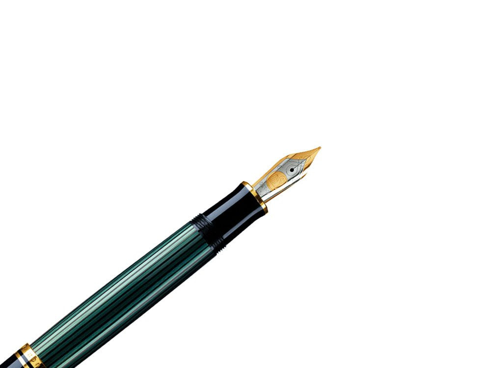Pelikan Souverän M600 - Pluma en punto de escritura EF, multicolor