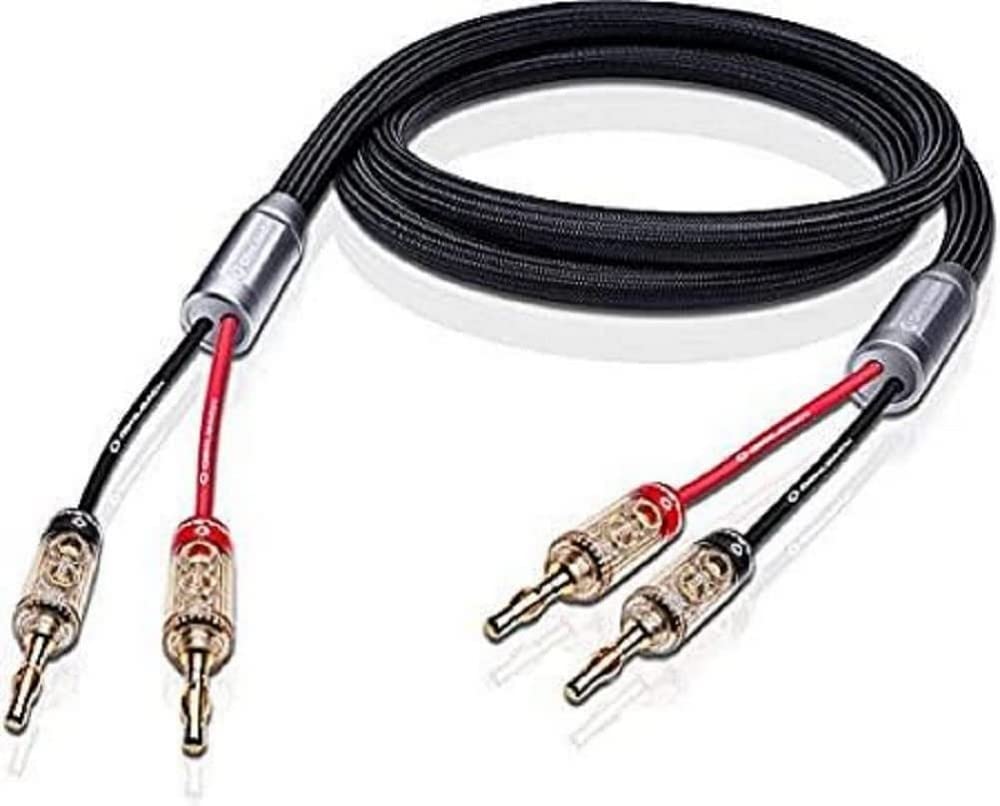 Oehlbach XXL Fusion Two HPOCC - Juego de cables para altavoces con conectores de banana (2 x 2 m)