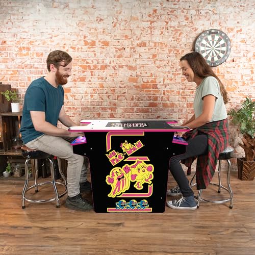 ARCADE 1 Up Ms. Pac-Man Head-to-Head Table Black