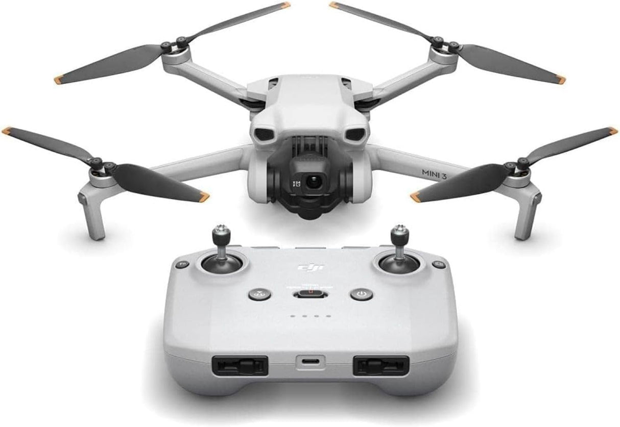 DJI Mini 3 – Dron Mini con cámara ligero y plegable con vídeo 4K HDR, 38 min de tiempo de vuelo, Grabación vertical y funciones inteligentes, con Mando a distancia